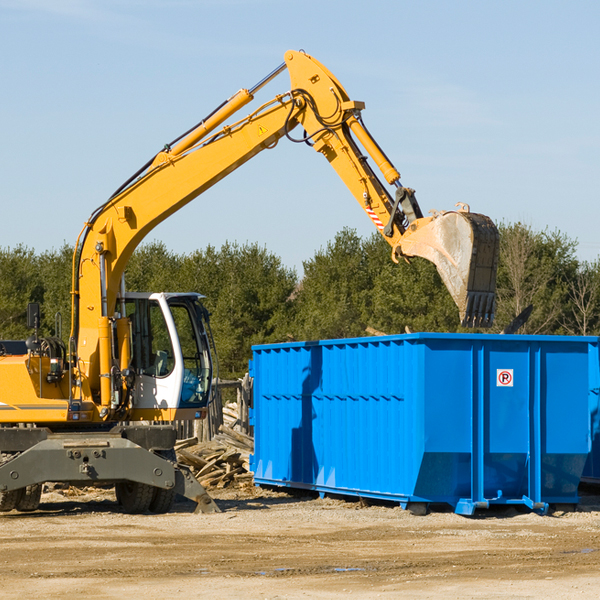 what are the rental fees for a residential dumpster in Ong